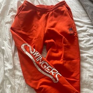 Cherry LA Orange 'Swingers' Track Pants